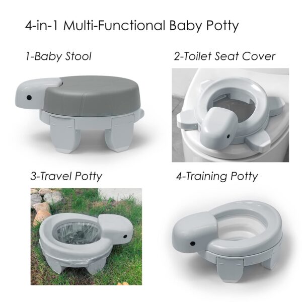 Children's Training Toilet Baby Urinal Portable Folding Travel Outing Baby Travel Potty - Image 3