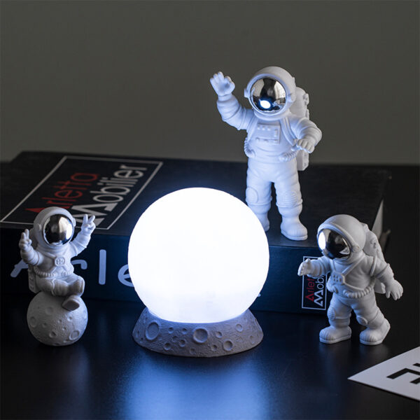 Spaceman Astronaut Moon Night Light Cute Car Decoration - Image 4