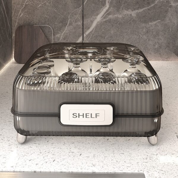 Light Luxury Drain Bowl Rack With Large Kitchen Capacity - Image 5