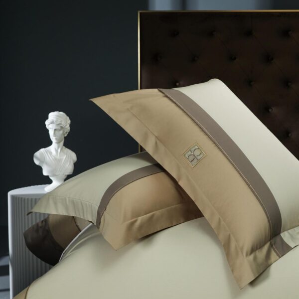 160 Double-strand Long-staple Cotton Color Block Embroidery Bedding - Image 2