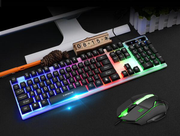 Colorful Backlit Gaming Usb Wired Gaming Keyboard - Image 2