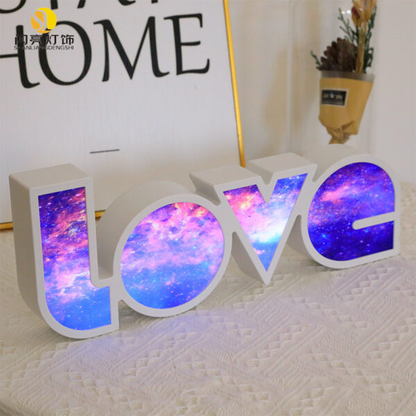 Valentines Day Decor LED LOVE Light Valentines Day Gift For Girlfriend Bithday Wedding Party Decoration Romantic Wedding Decor - Image 10