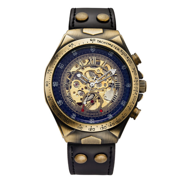 Men's Fashion Hollowed-out Automatic Mechanical Watch - Image 7