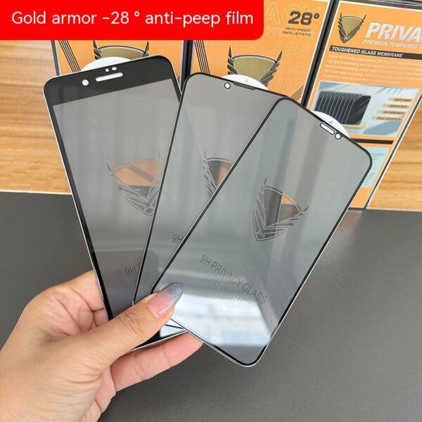 Anti-peep Film HD 8 Glass Protector 12pro Tempered Glass Screen Protector For Mobile Phone Wholesale - Image 4