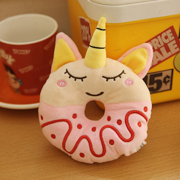 Teddy VIP Bichon Small And Medium Cat Dog Cross-border Accompany Plush Donut Sound Toy - Image 7