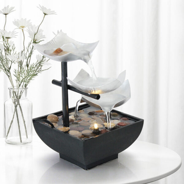 New Home Decoration Flowing Water Ornaments Desktop Fountain Crafts For Home Decor - Image 3