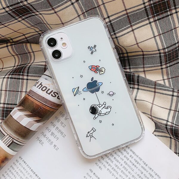Creative Spaceman Transparent Cute Phone Case - Image 7