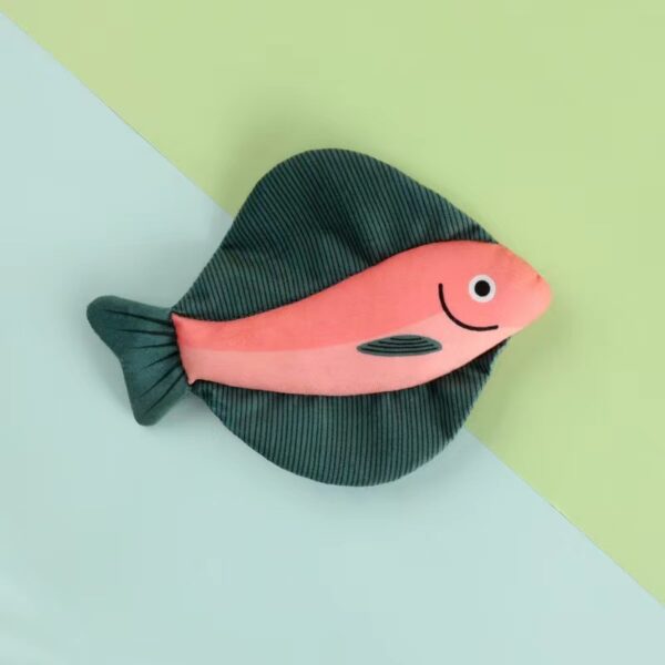 New Cat Toy Ringing Paper Fish Catnip Pet Plush Pillow - Image 7