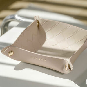 Jewelry Hallway Light Luxury Woven Dining Tray Key Cosmetic Storage Tray