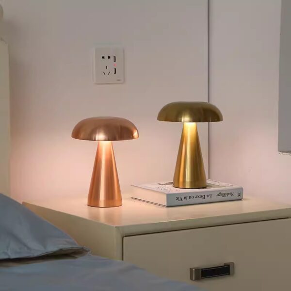 Creative Retro European Bar Table Lamp Rechargeable Dining Table Small Night Lamp - Image 2