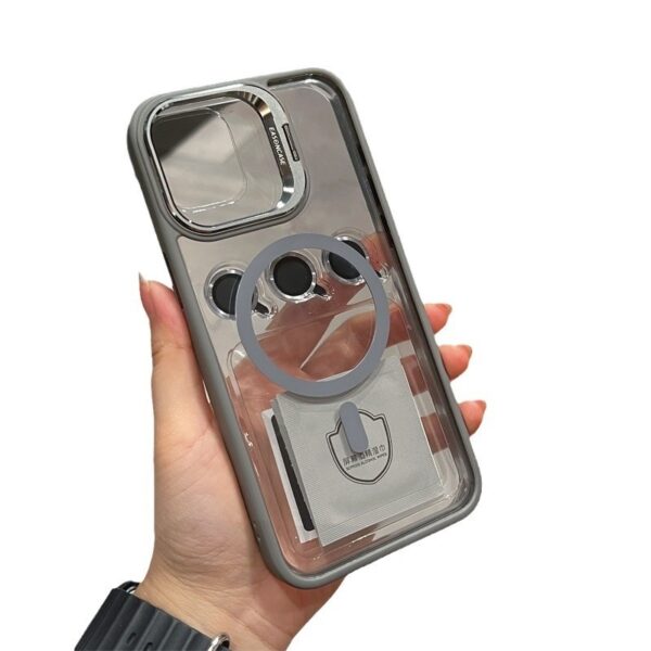 15 Lens Invisible Bracket Phone Case Magnetic Suction - Image 3