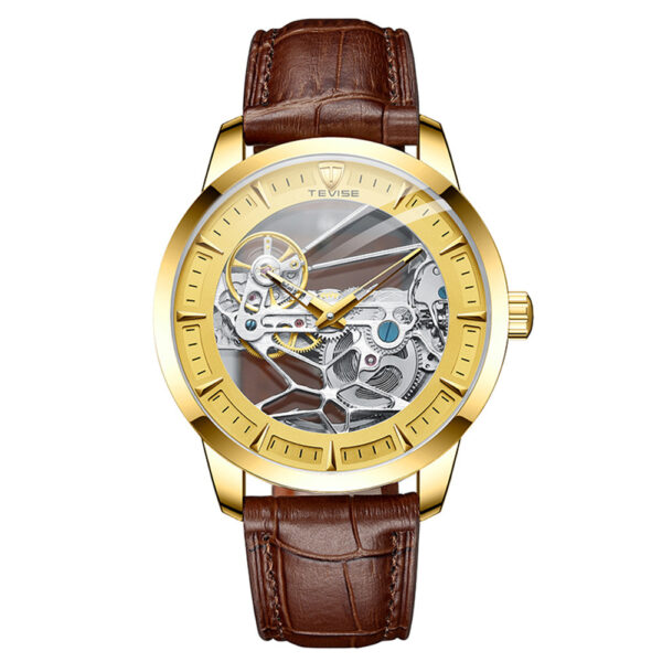 Watch Men's Mechanical Watch Automatic Waterproof Hollow Mechanical Watch Men - Image 3