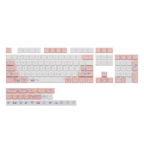 Steam Rabbit Mechanical Keyboard Customized Cute Personality Key Cap - Image 5