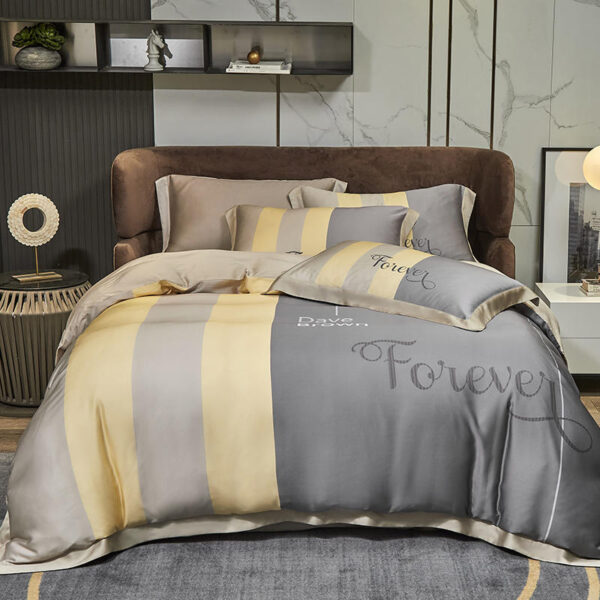 Tencel Four-piece Large Version Series Focus On High-end Bedding - Image 10