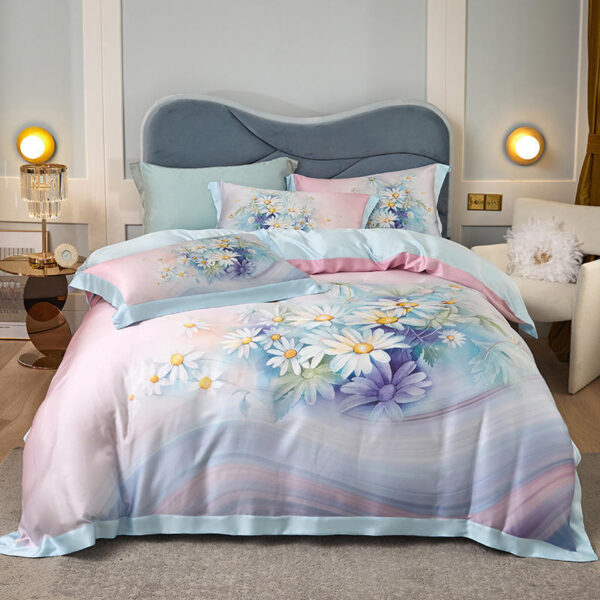 Tencel Four-piece Large Version Series Focus On High-end Bedding - Image 6