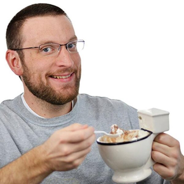 Quirky Toilet Mug - Fun Coffee Cup with Comfortable Grip - Image 3
