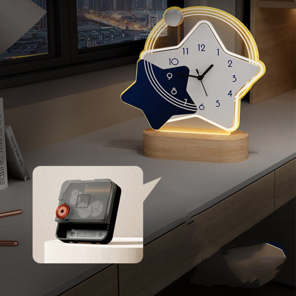Light Luxury Style Desk Clock Desktop - Image 2