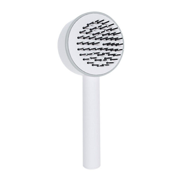 3D Air Cushion Massager Brush With Retractable Bristles Self Cleaning Hair Brush Massage One-key Self-cleaning Hair Brush Anti-Static Airbag Massage Comb For Women Curly Hair Brush - Image 9