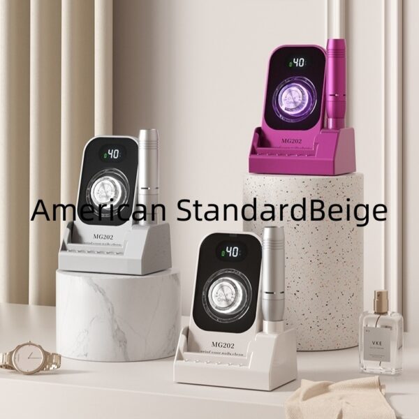 Cross-portable Rechargeable Desktop Nail Removal And Polishing Integrated Polishing Machine Colorful Light - Image 6
