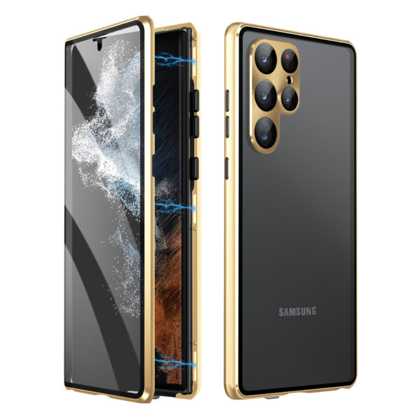 Applicable To S24Ultra Peep-proof Magnetic Mirror Universal Magnetic King Phone Case - Image 7