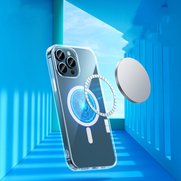 Compatible with Apple, Suitable For Compatible With IPhone13 Mobile Phone Case MagSafe Magnetic Airbag Anti-fall - Image 2