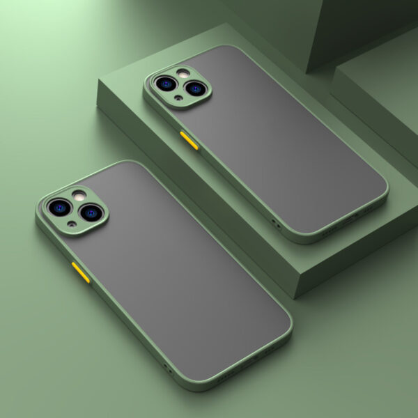 Fine Hole Skin-sensing Phone Case Full Lens Anti-fall Frosted Hard Protective Cover - Image 6