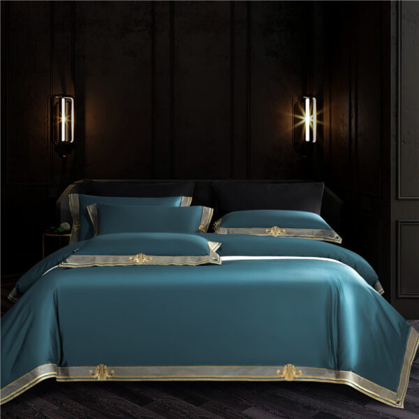 Cotton Pure Cotton Light Luxury Wine Red Bedding - Image 5