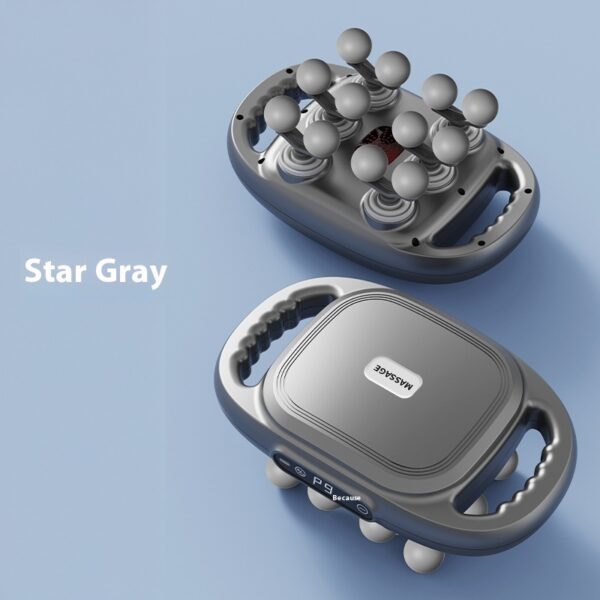 12 Head Massage Gun Waist Back Deep High Frequency Vibration Muscle Relaxation Massager - Image 6