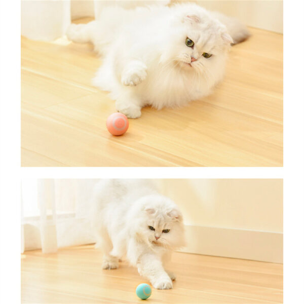 Cat Gravity Intelligent Rolling Ball Tease Toy Pet Automatic Rotating Ball - Image 5