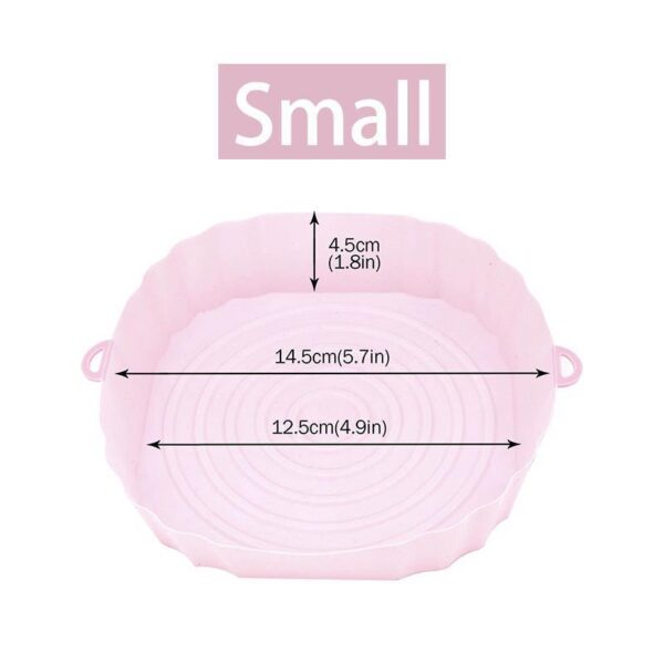Air Fryer Oven Baking Pan Fried Chicken Basket Rubber Pad - Image 8