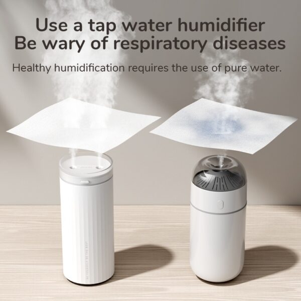 Small Humidifiers 500ml Desk Humidifier Night Light Function Quiet Operation Electric Aroma Diffuser Air Car Humidifier - Image 6