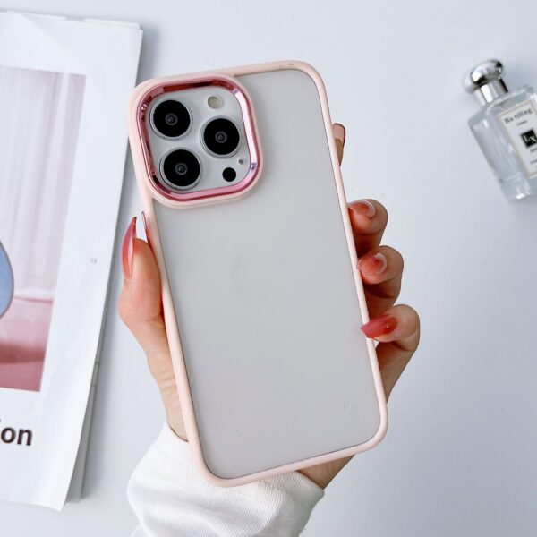 Electroplated Transparent Frosted Protective Case For Mobile Phone Case - Image 7