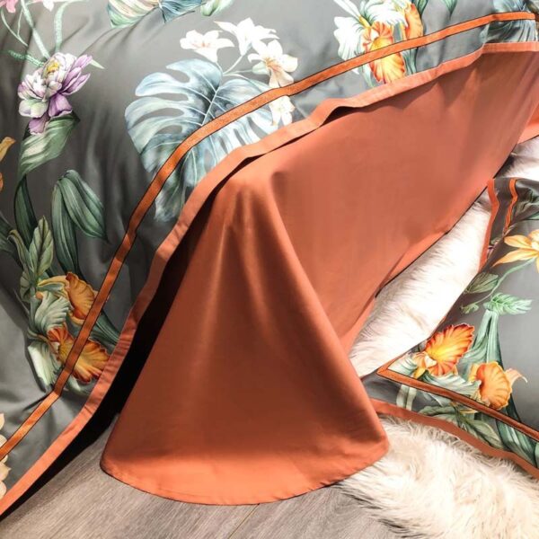 Four-piece Printed Long-staple Cotton  Villa Quilt Cover - Image 4
