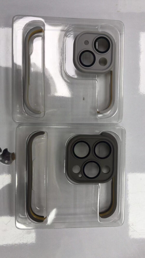 Mobile Phone Case With Glass Lens Film TPU Without Frame - Image 8