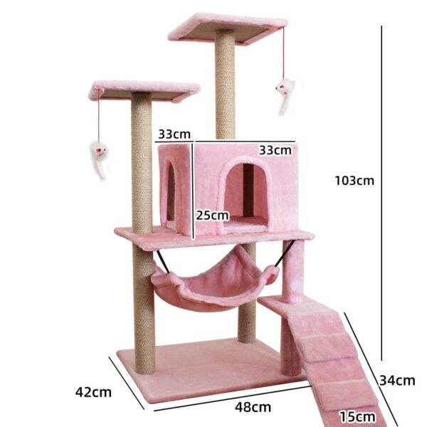 Cat Climbing Frame Scratching Post Sword Tree Climbing Toy - Image 7