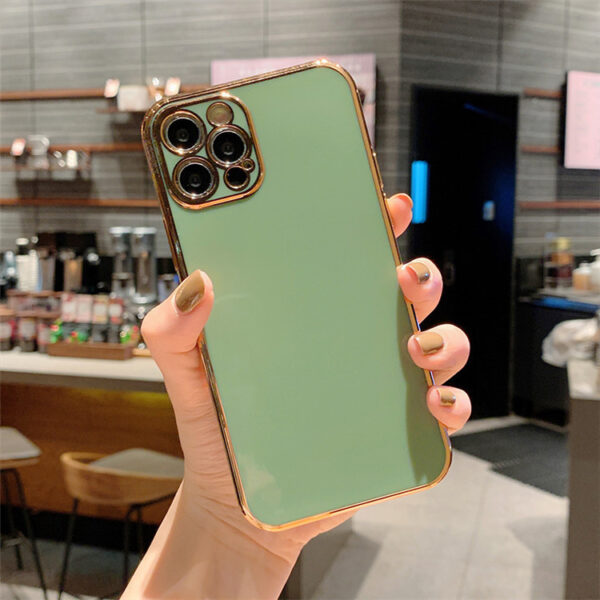 Luxury Solid Color Electroplating Mobile Phone Case All-inclusive Creativity - Image 7