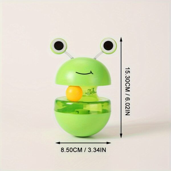 Pets Cat Toy Frog Tumbler Food Dropping Ball Pet Products - Image 6