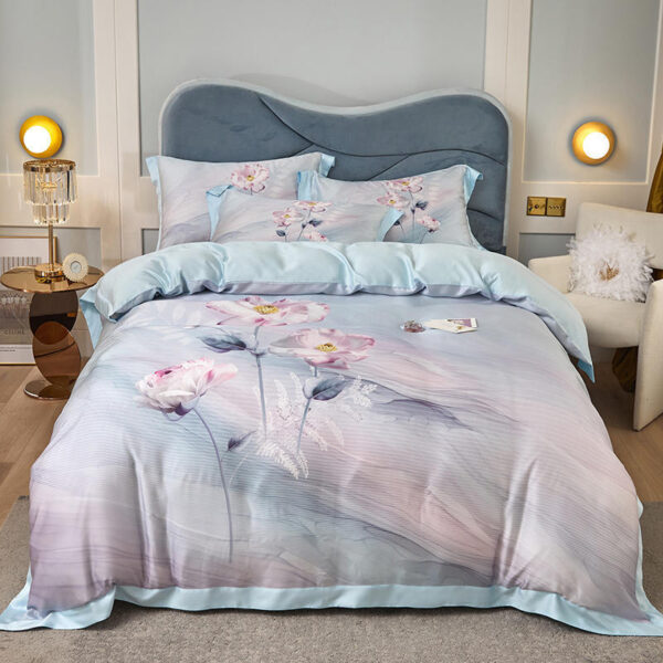 Tencel Four-piece Large Version Series Focus On High-end Bedding - Image 2