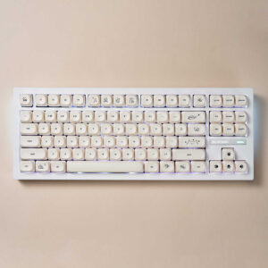 Minimalist Small Font Cute Cat Mechanical Keyboard Keycaps