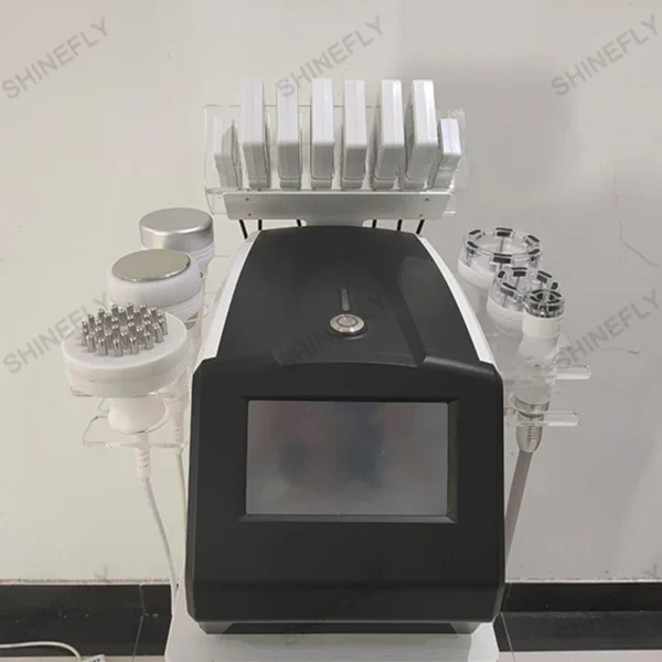 7 In 1 80K Cavatation Ultrasonic Body Slimming Machine Adio Frequency Laser 6 Pads Lipo Laser Slimming Machine For Home Use - Image 5