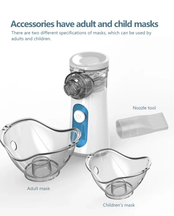KIUZOU Rechargeable Silent Mesh Nebulizer Handheld Asthma Inhaler Atomizer Children Health Care Portable Nebulizer Humidifier - Image 4