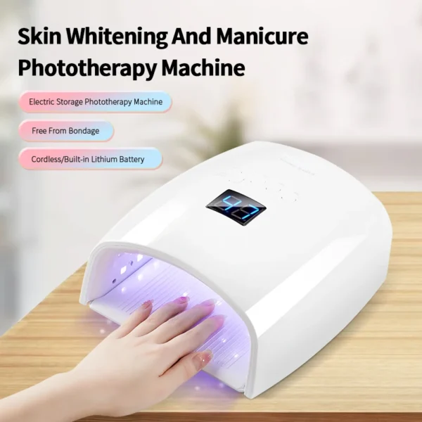 Rechargeable UV LED Lamp for Nails Wireless Gel Polish Nail Dryer Pedicure Manicure Light Cordless LED Nail Lamp For Manicure - Image 6