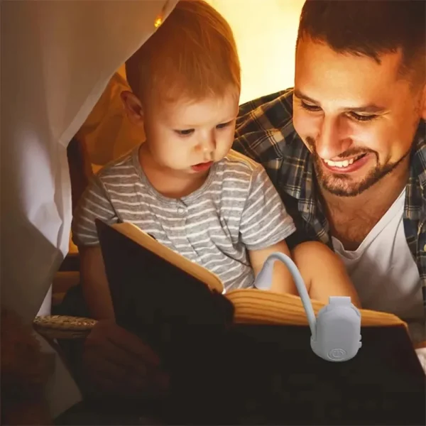 New Book Light USB Rechargeable Portable 3 Color Reading Light Book Lamp for Reading in Bed Book Lover Gifts LED BookLight - Image 4
