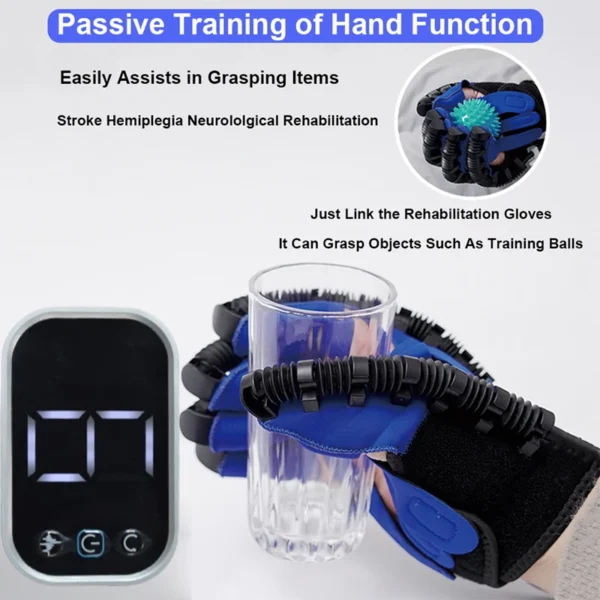 Intelligent Massage Gloves Robot Rehabilitation Gloves for Stroke Hemiplegia Hand Function Recovery Finger Trainer Hand Exercise - Image 3