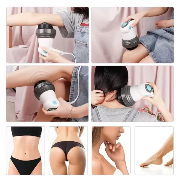 Body Electric Massager Anti Cellulite Portable Fat Slimming Health Care Massage Instrument Vibration Cervical Spine Neck Waist - Image 2