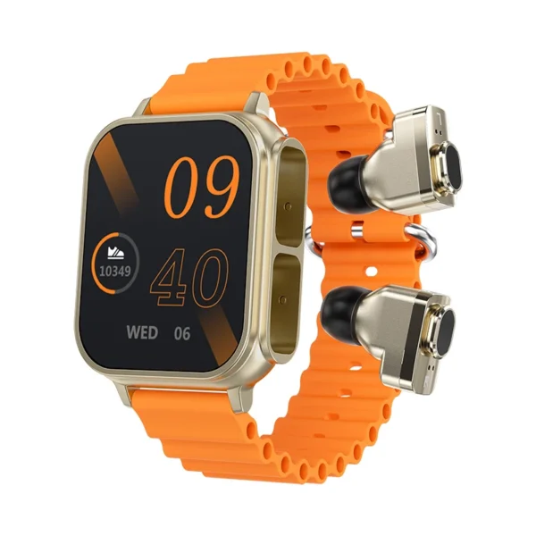 1.96inch N22 Newest Fashion 2 in 1 Smartwatch TWS Earphone Music Smart Watches Ultra 8 Smart Watch with Earphones - Image 2