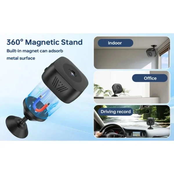 Mini WiFi Camera Indoor Safety Security Surveillance Baby Monitor 1080P HD Night Vision Camcorder IP Cam Audio Video Recorder - Image 5