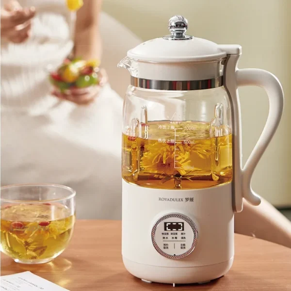 1000ml Soy Milk Machine Fully Auto Reservation Wall Breaking Machine 18 Leaf Knife Mixer Home Electric Juicer Multi-function