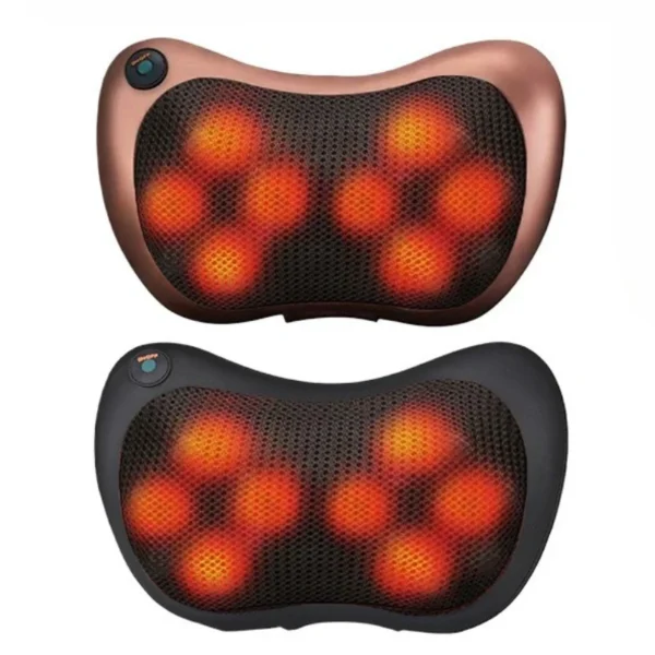 8Head Massager Car Home Cervical Shiatsu Massage Neck Back Waist Body Electric Multifunctional Massage Pillow for Chair Car - Image 6