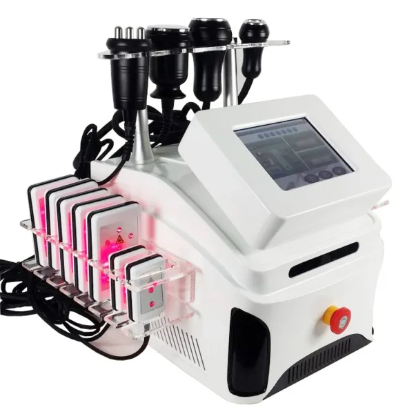 Beauty salon portable Ultrasonic Cavitation Machine RF Vacuum Suction Laser System Body Fat Loss - Image 3